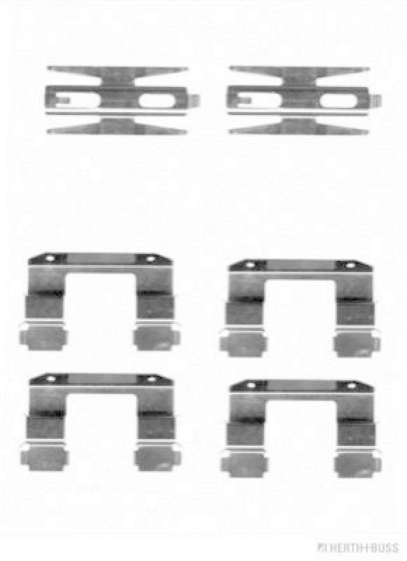 HERTH+BUSS JAKOPARTS Zubehörsatz, Scheibenbremsbelag