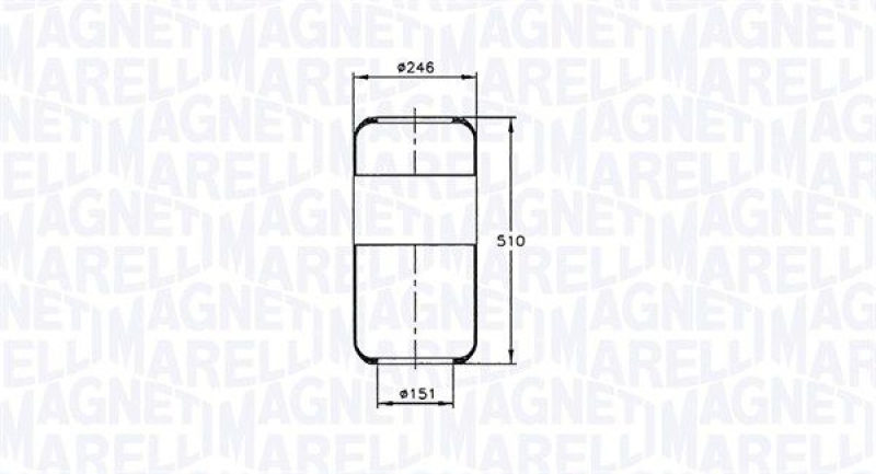 MAGNETI MARELLI Federbalg, Luftfederung