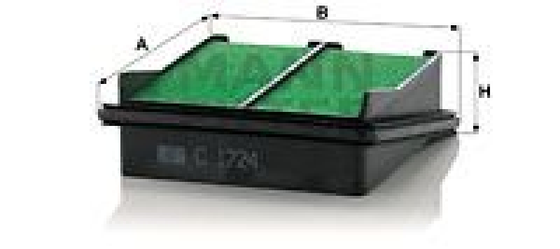 MANN-FILTER Luftfilter C 1724