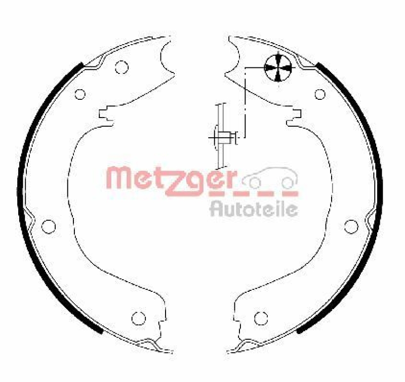 METZGER Bremsbackensatz, Feststellbremse