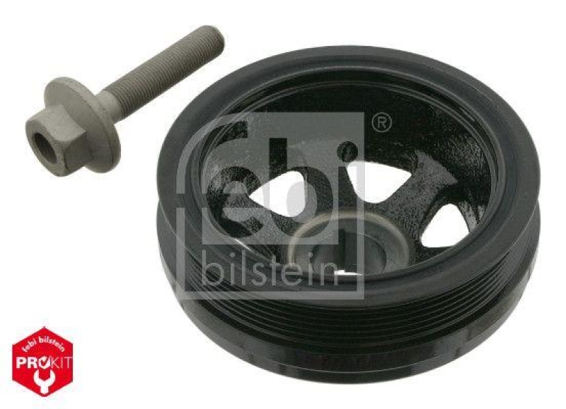 FEBI BILSTEIN Riemenscheibe, Kurbelwelle ProKit 33558