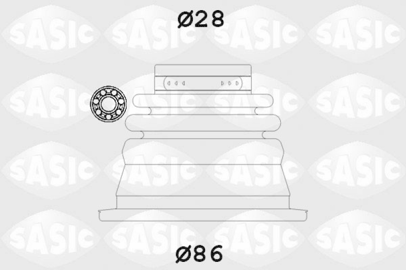 SASIC Bellow Kit, drive shaft