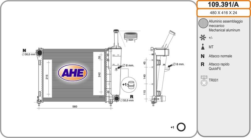 AHE Kühler, Motorkühlung