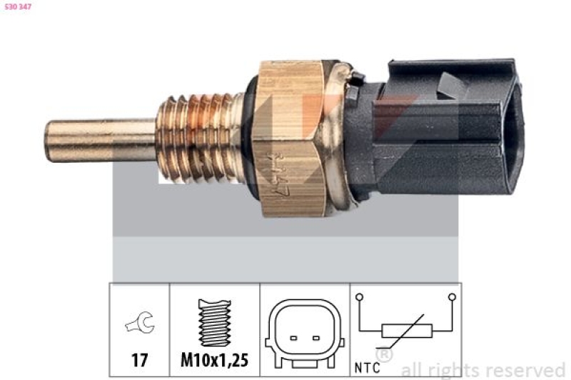 KW Sensor, Kühlmitteltemperatur Made in Italy - OE Equivalent