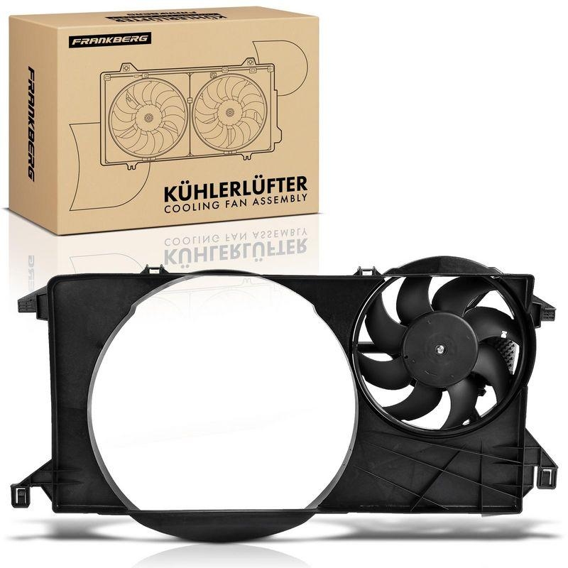 1x Frankberg Motork&uuml;hler Einfachl&uuml;fter mit K&uuml;hlerl&uuml;fterrahmen passend f&uuml;r Ford Transit Bus/Kasten FB FC FD FS FZ FA 5481FB0030617