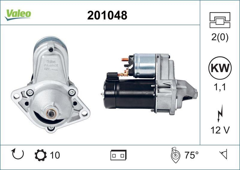 VALEO Starter VALEO CORE-FLEX 201048