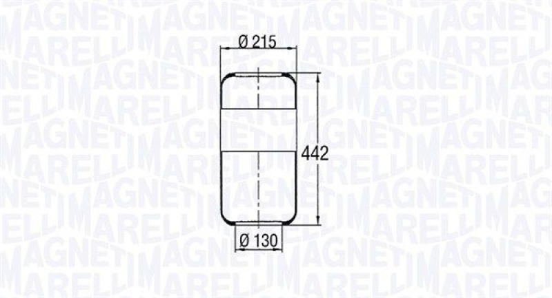 MAGNETI MARELLI Federbalg, Luftfederung