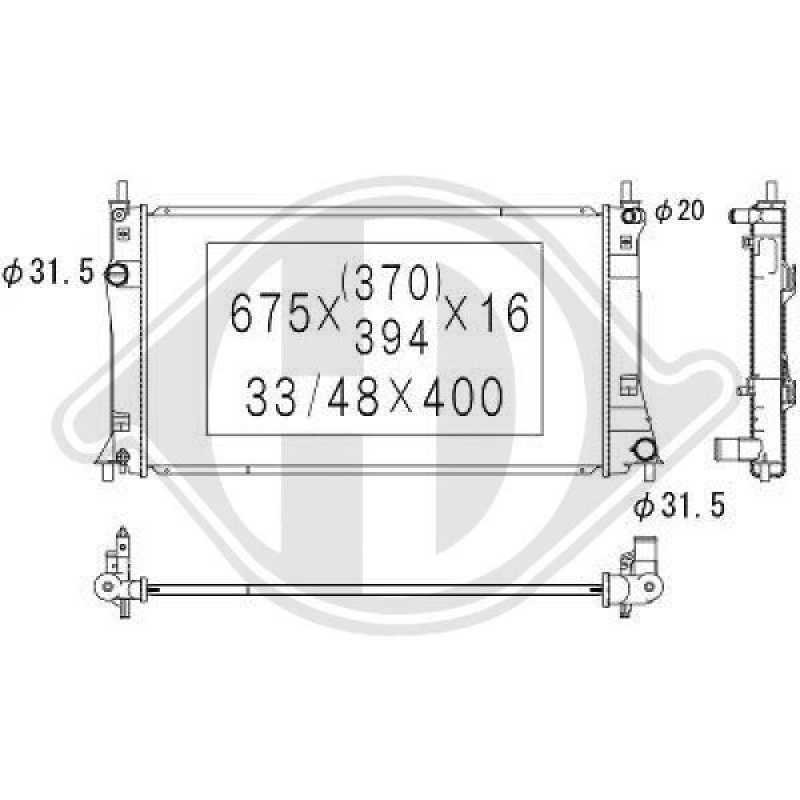 DIEDERICHS K&uuml;hler, Motork&uuml;hlung DIEDERICHS Climate DCM2280