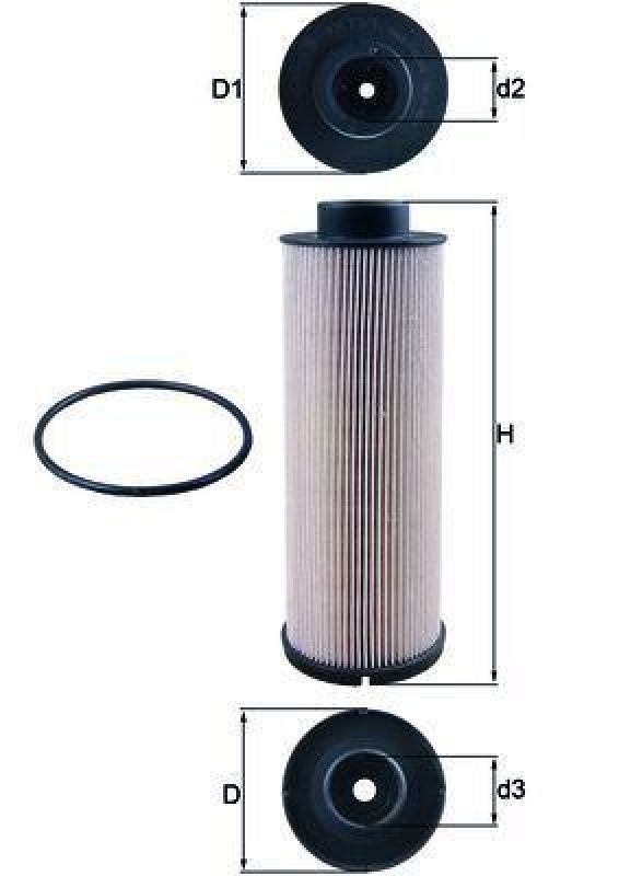 MAHLE Fuel filter