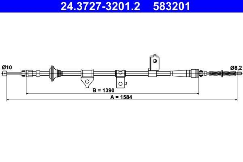ATE Cable, parking brake