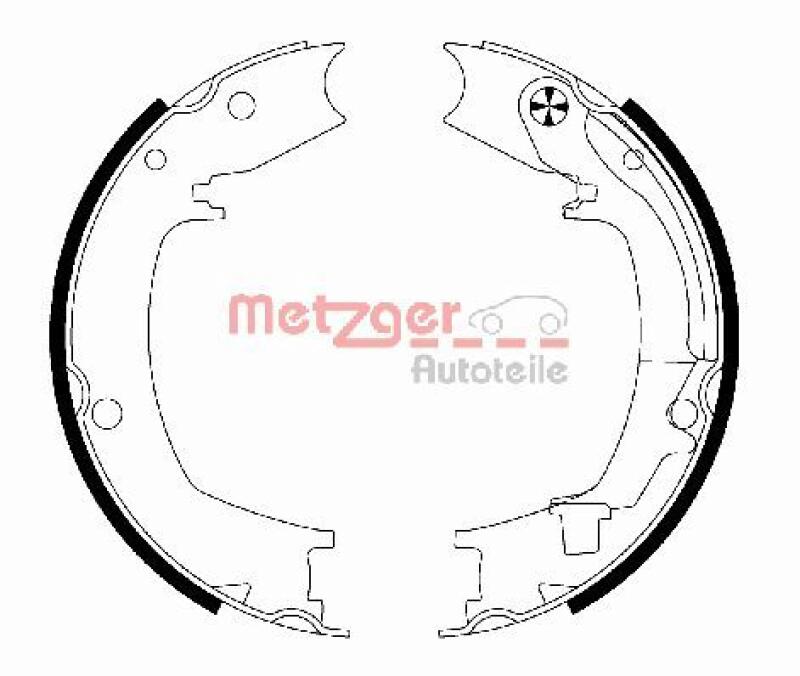 METZGER Bremsbackensatz, Feststellbremse