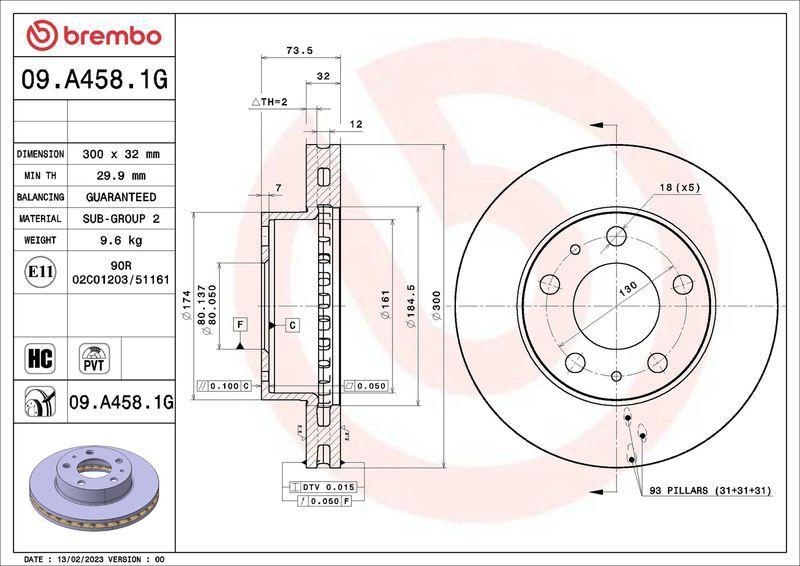 BREMBO Bremsensatz, Scheibenbremse BEYOND LINE - Greenance