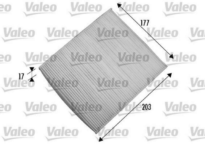 VALEO Filter, Innenraumluft CLIMFILTER COMFORT