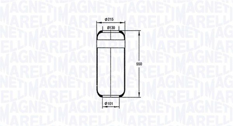 MAGNETI MARELLI Federbalg, Luftfederung