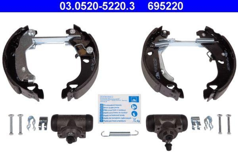 ATE Brake Shoe Set Original ATE TopKit