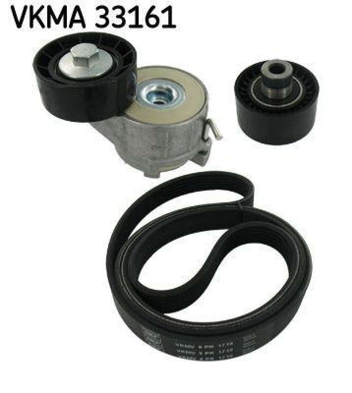 SKF Keilrippenriemensatz VKMA 33161