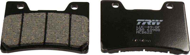 TRW Bremsbelagsatz, Scheibenbremse Organic Allround MCB622