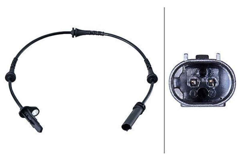 HELLA Sensor, Raddrehzahl 6PU 358 216-061