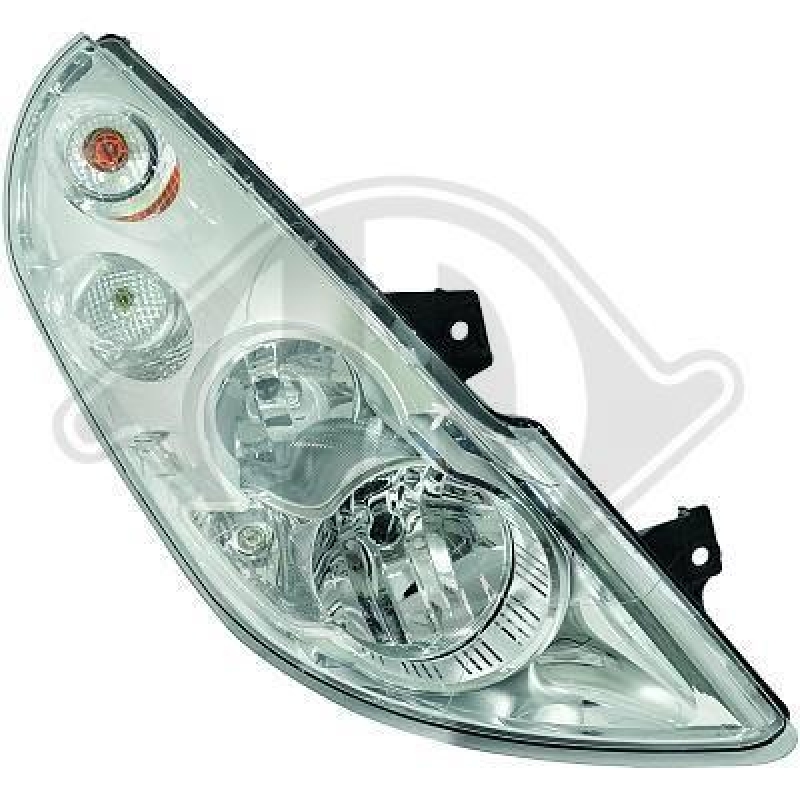 1x Diederichs Hauptscheinwerfer H7 H1 Rechts passend für Renault Master ...