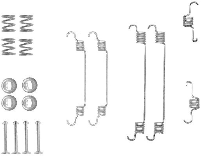 HELLA Accessory Kit, brake shoes