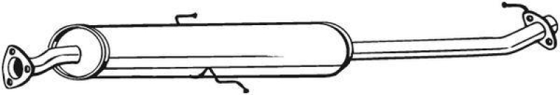 BOSAL Middle Silencer