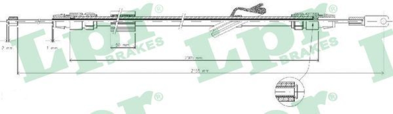 LPR Cable Pull, parking brake