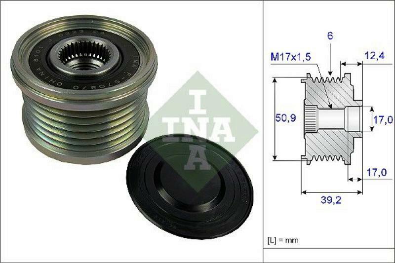INA Alternator Freewheel Clutch