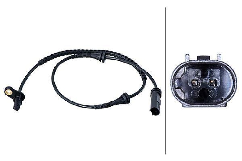 HELLA Sensor, Raddrehzahl 6PU 358 216-071