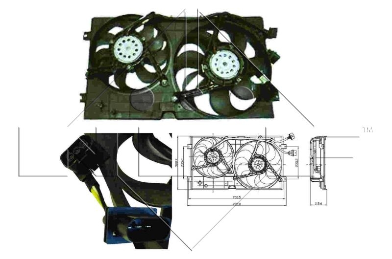 NRF Fan, engine cooling