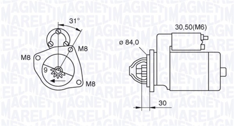 MAGNETI MARELLI Starter