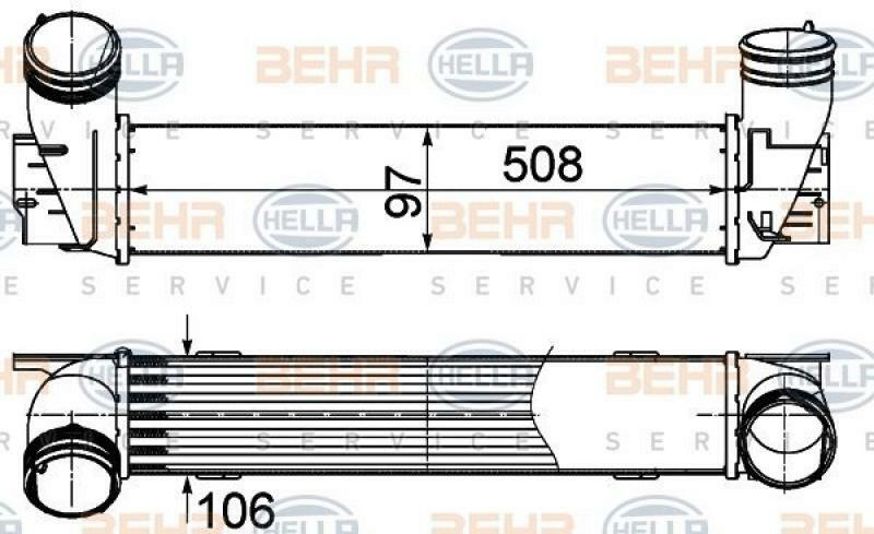 HELLA Intercooler, charger