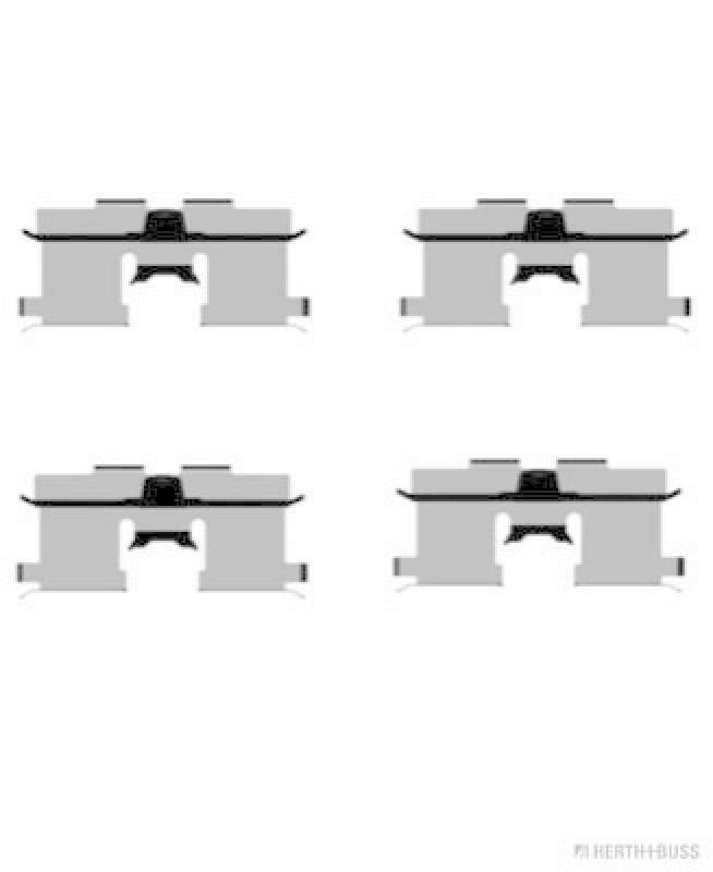 HERTH+BUSS JAKOPARTS Accessory Kit, disc brake pads