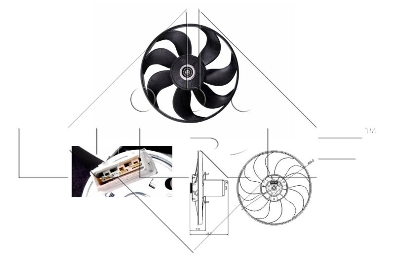 NRF Fan, engine cooling