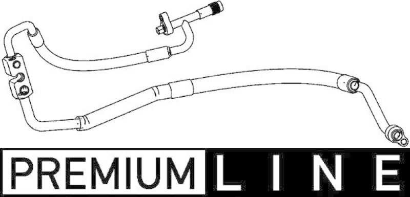 MAHLE High-/Low Pressure Line, air conditioning BEHR *** PREMIUM LINE ***