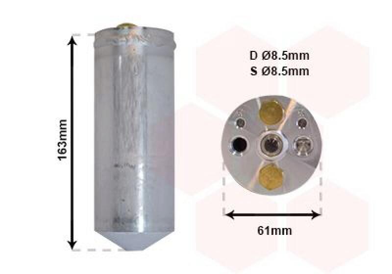 VAN WEZEL Trockner, Klimaanlage 2700D150