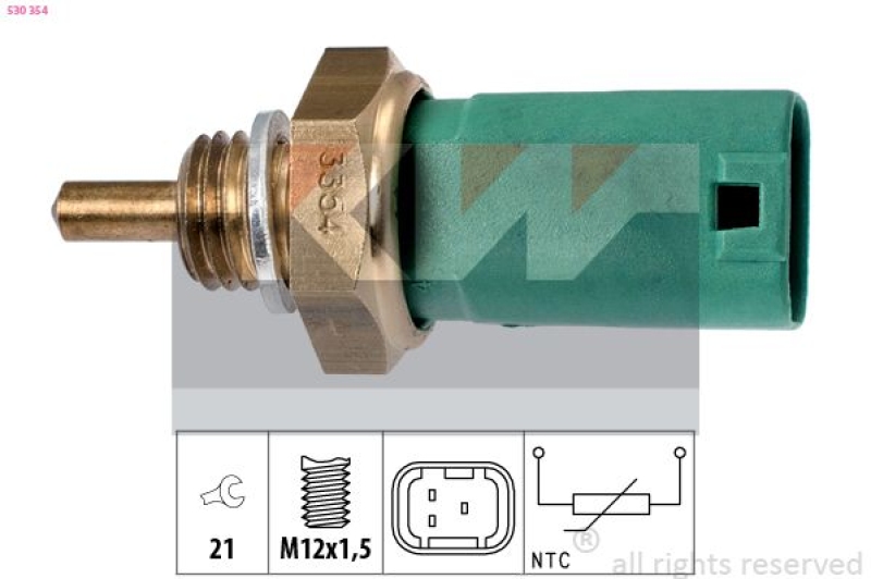 KW Sensor, Kühlmitteltemperatur Made in Italy - OE Equivalent