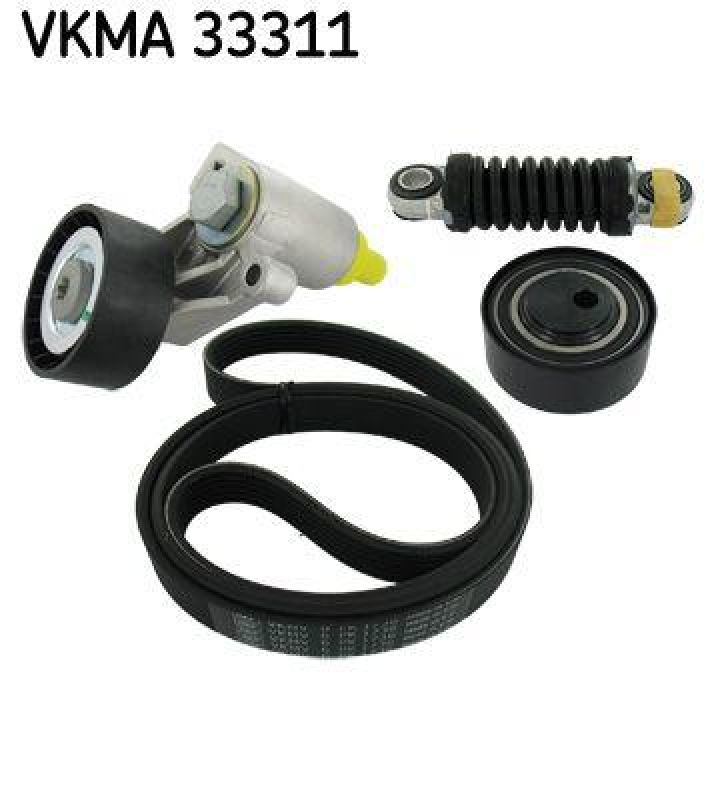 SKF Keilrippenriemensatz VKMA 33311