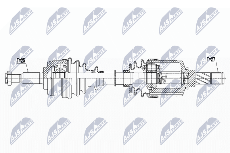 NTY Antriebswelle NPW-RE-066