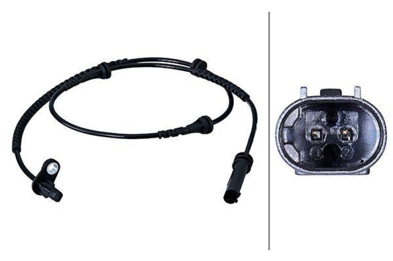 HELLA Sensor, Raddrehzahl 6PU 358 216-101