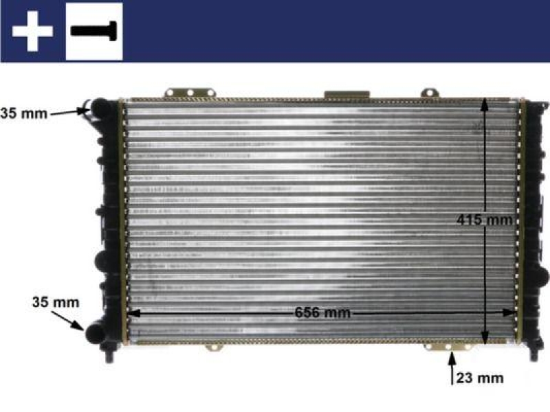 MAHLE Radiator, engine cooling BEHR