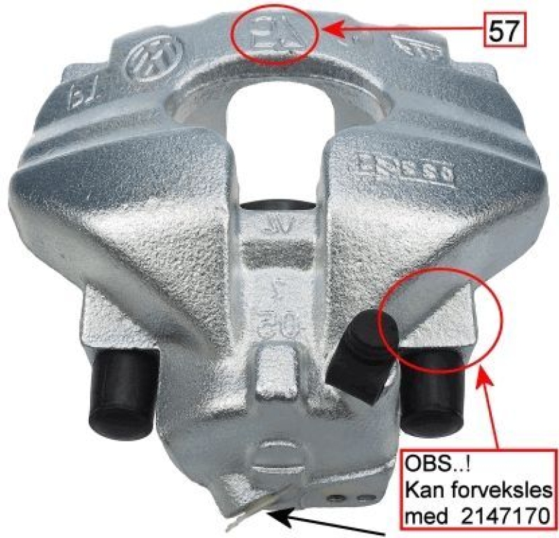 TEXTAR Bremssattel