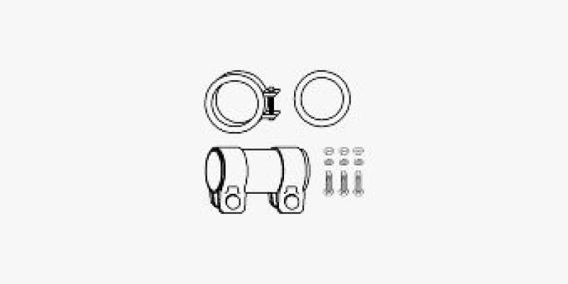 HJS Mounting Kit, soot filter