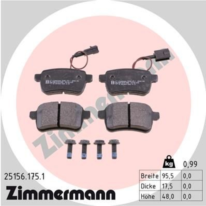 Zimmermann Bremsscheiben + Zimmermann Bremsbeläge