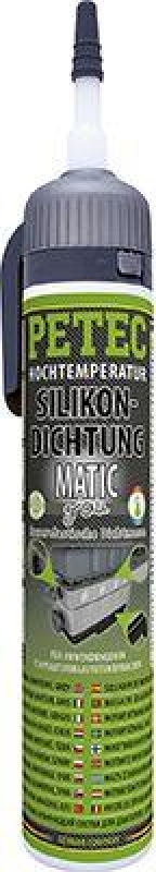 4x Petec 97620 Silikondichtung grau 200 ml Dichtmasse dauerelastisch Silikon KFZ