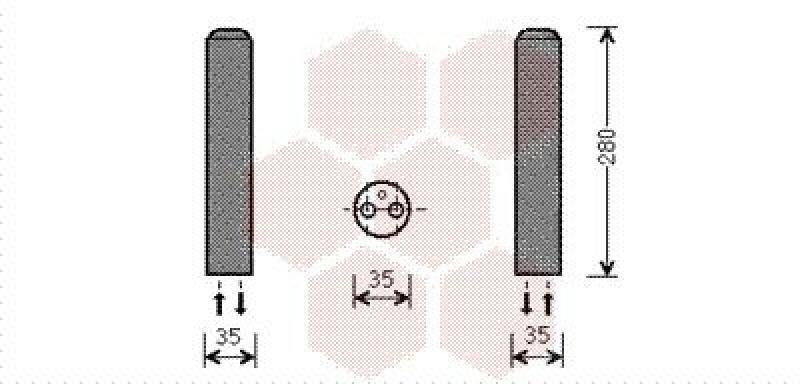 VAN WEZEL Dryer, air conditioning