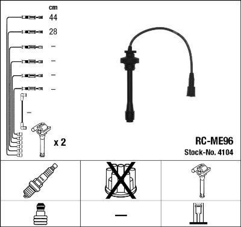 NGK Ignition Cable Kit