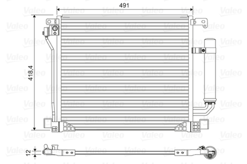 VALEO Kondensator, Klimaanlage