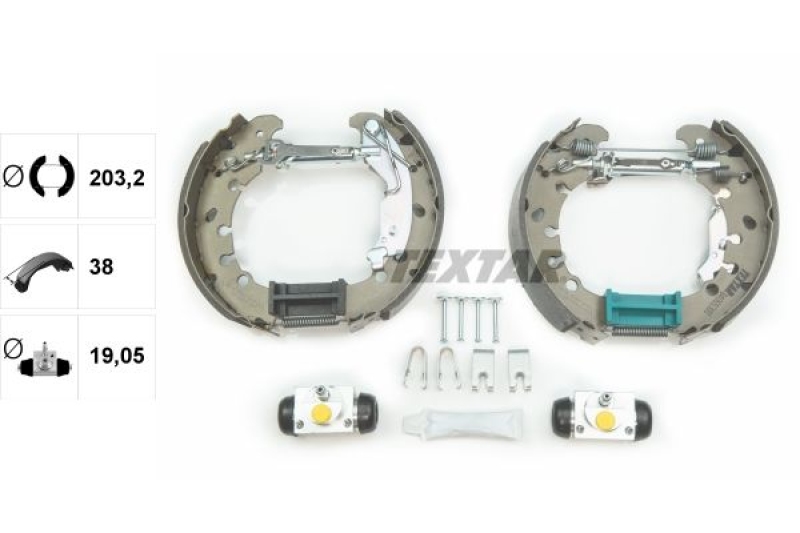 TEXTAR Brake Shoe Set Shoe Kit Pro