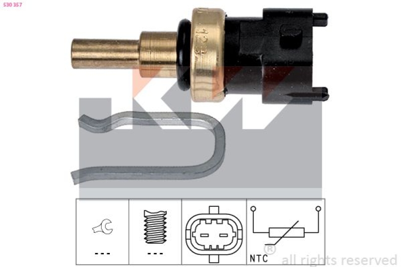 KW Sensor, Kühlmitteltemperatur Made in Italy - OE Equivalent