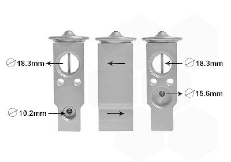 VAN WEZEL Expansionsventil, Klimaanlage